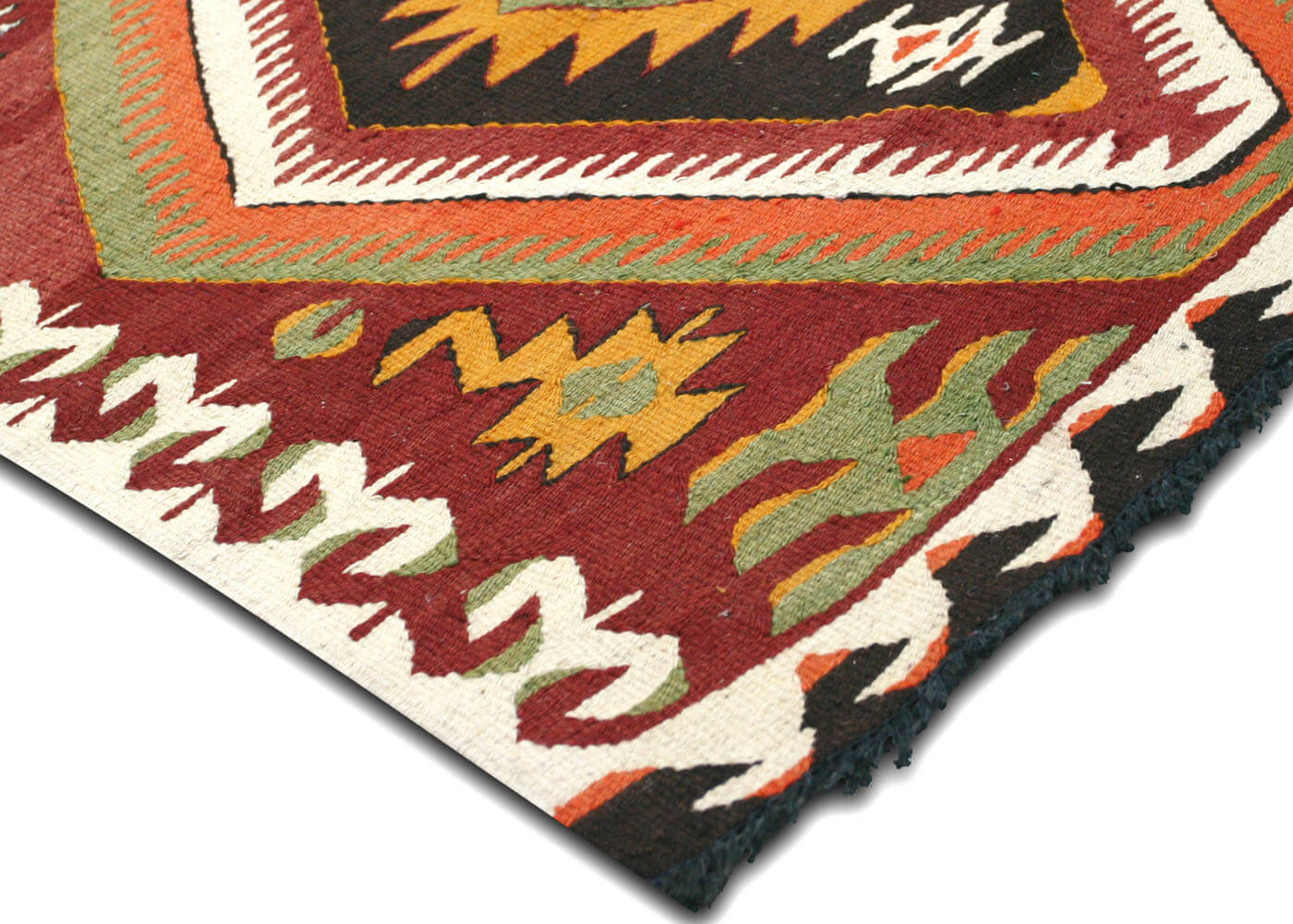 Vintage Turkish Kilim Runner - 3'3" x 11'3" - 121216