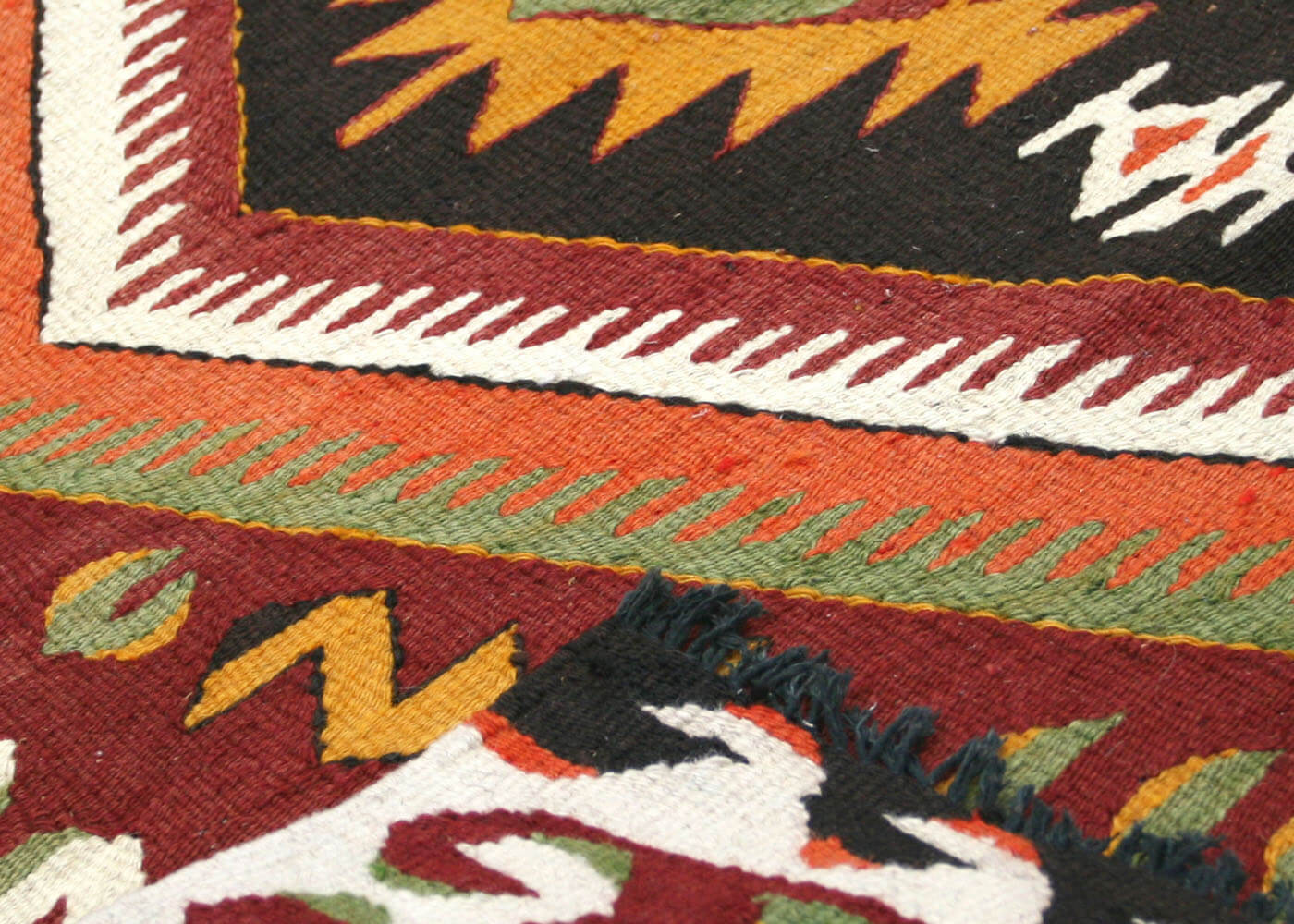 Vintage Turkish Kilim Runner - 3'3" x 11'3" - 121216