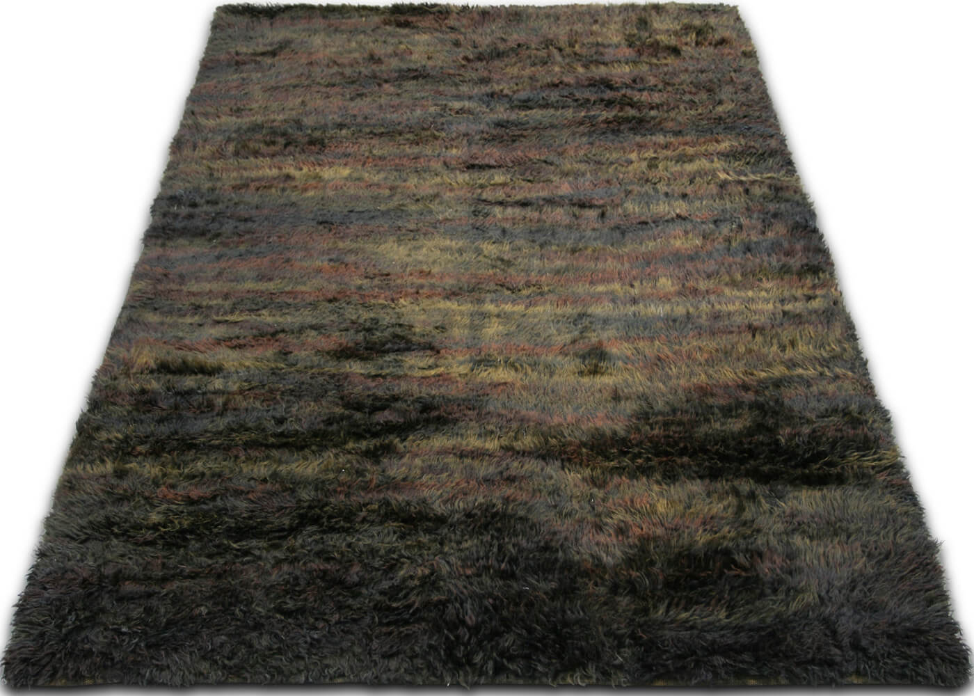 Vintage Turkish Shag Rug - 5'5" x 8' - 121289