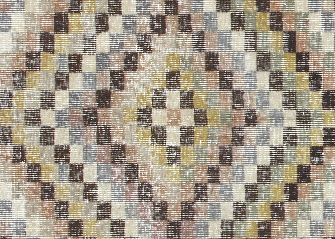 Vintage Turkish Mid-Century-Modern Rug - 5'6" x 10'3" - 121301