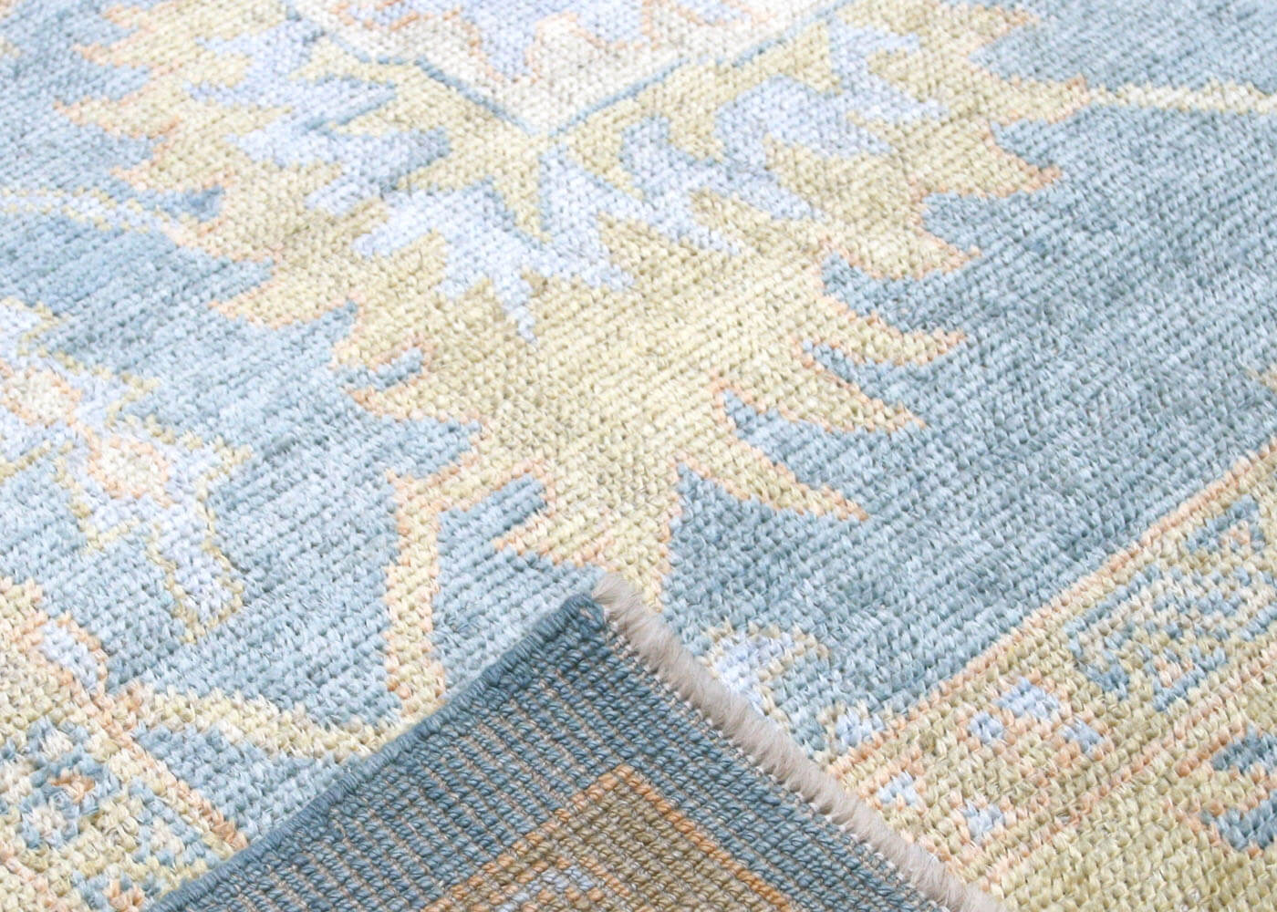 Vintage Turkish Oushak Rug - 7'8" x 10'10" - 121345