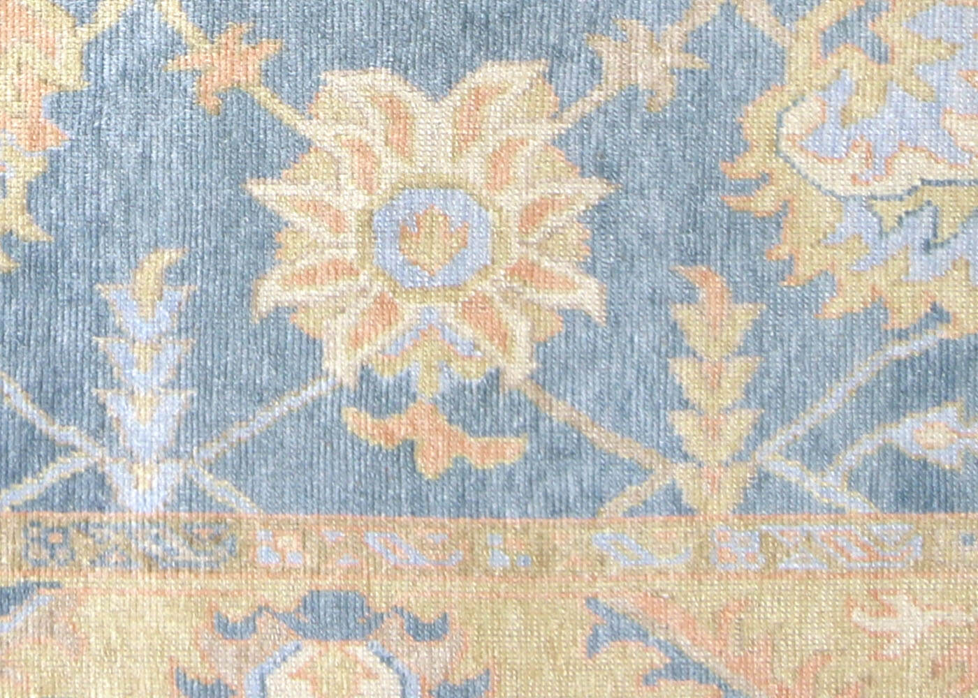 Vintage Turkish Oushak Rug - 7'8" x 10'10" - 121345