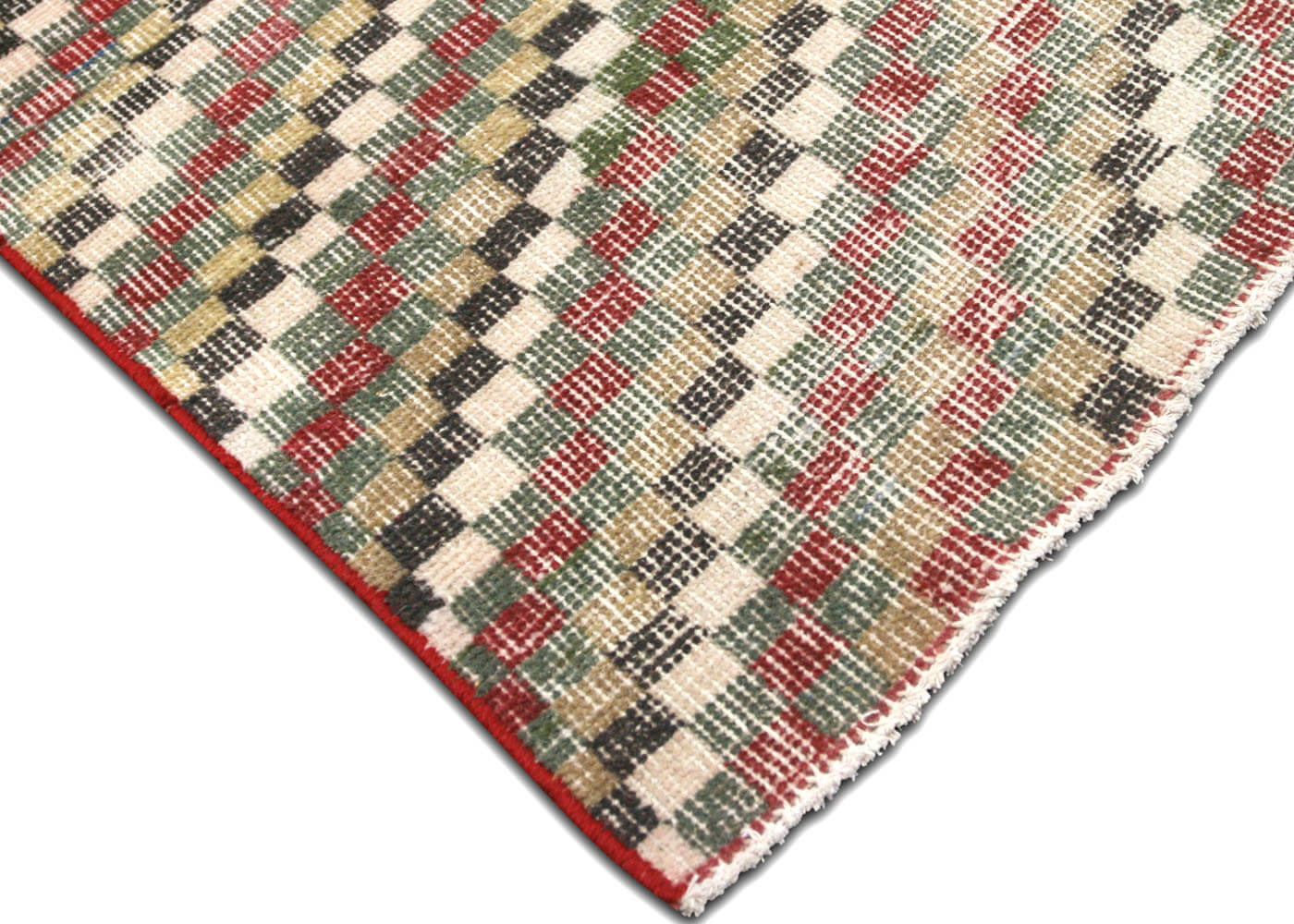 Vintage Turkish Mid-Century-Modern Rug - 5'10" x 10'6" - 121369