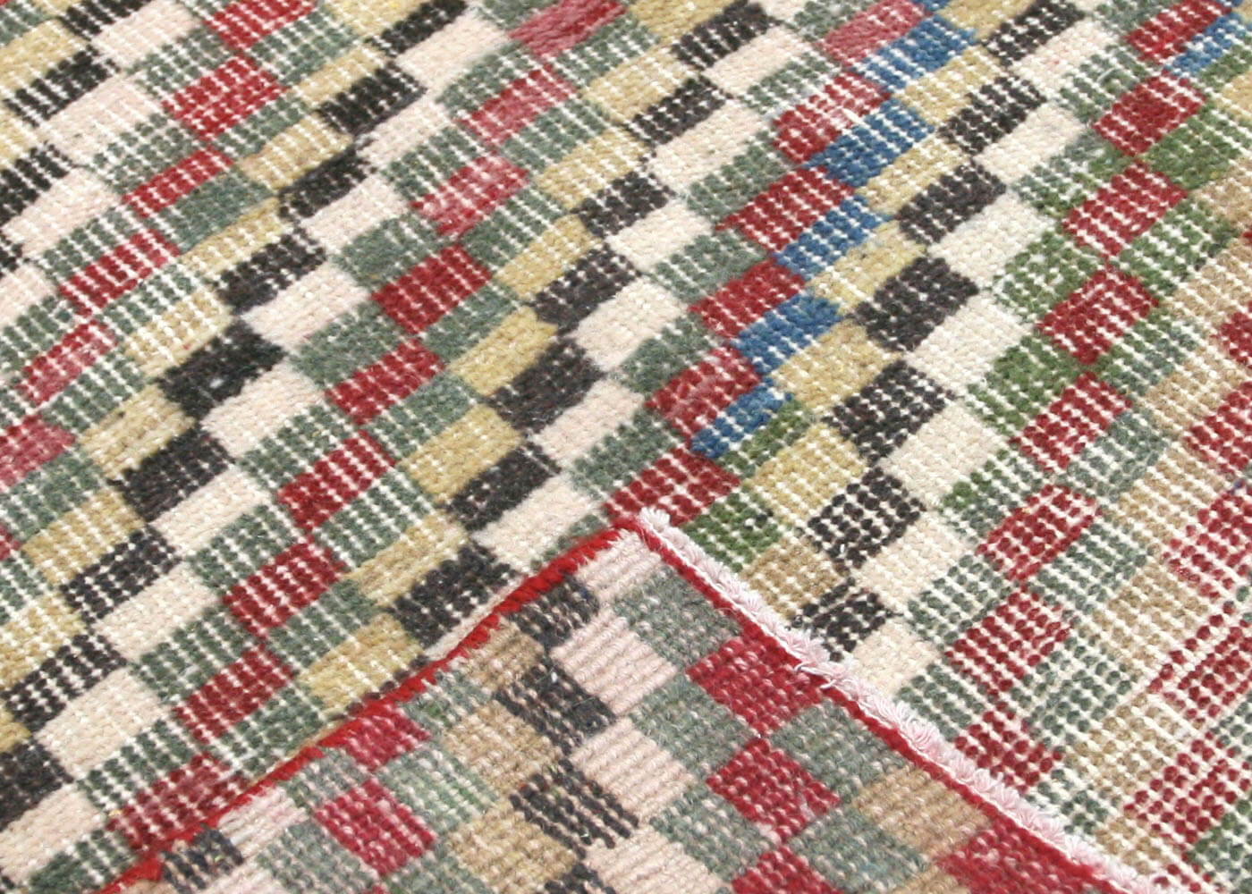 Vintage Turkish Mid-Century-Modern Rug - 5'10" x 10'6" - 121369