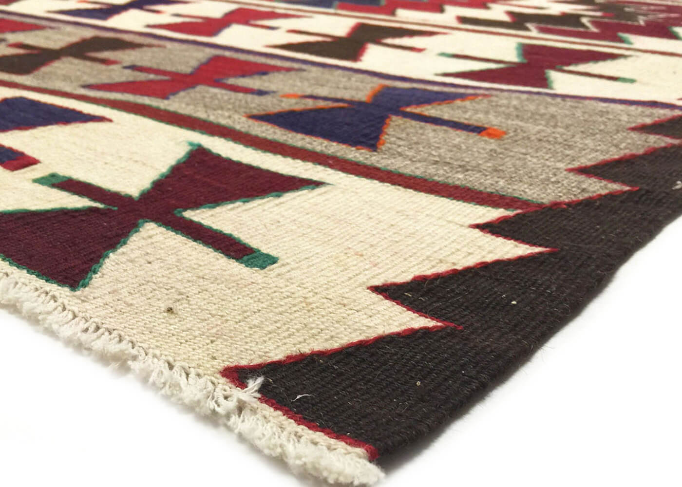 Vintage Turkish Kilim - 3' x 3'10" - 121383