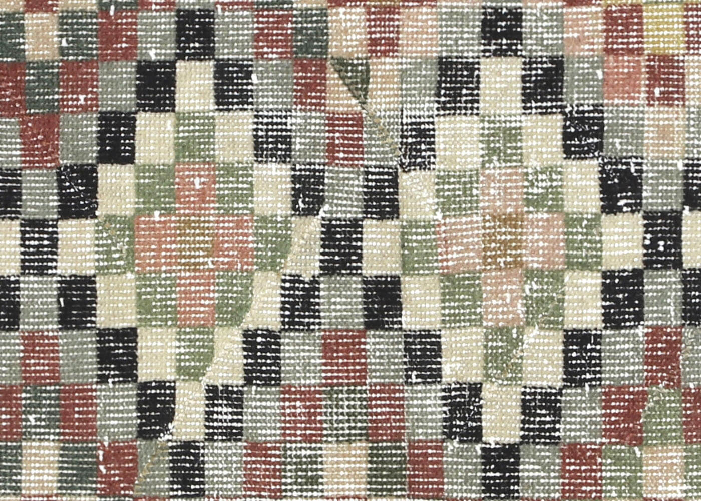 Vintage Turkish Mid-Century-Modern Rug - 3'8" x 5'2" - 121388