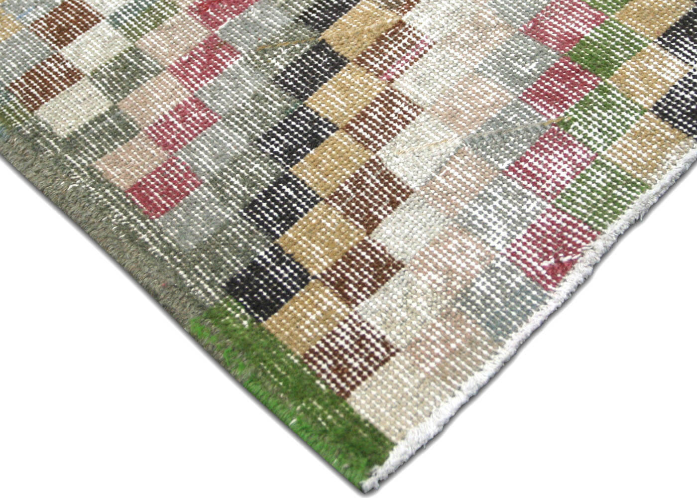 Vintage Turkish Mid-Century-Modern Rug - 3'4" x 5'10" - 121533