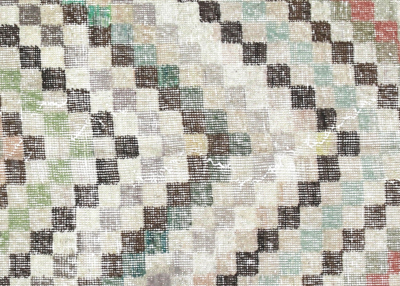 Vintage Turkish Mid-Century-Modern Rug - 5'4" x 8'6" - 132032