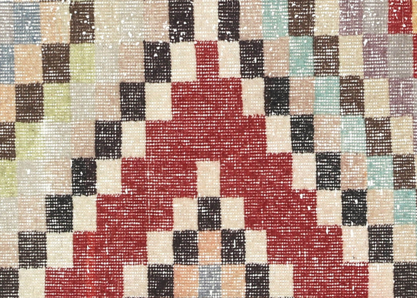 Vintage Turkish Mid-Century-Modern Rug - 4'3" x 7'1" - 132042