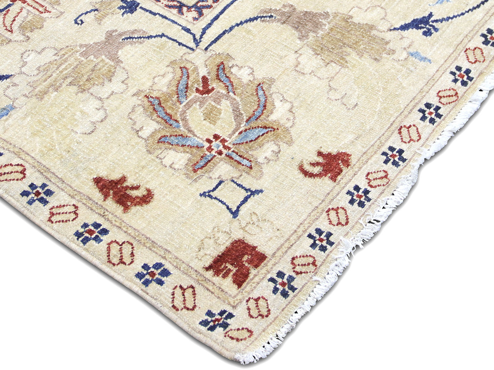 Vintage Afghan Peshawar Rug - 11'7" x 17'3"