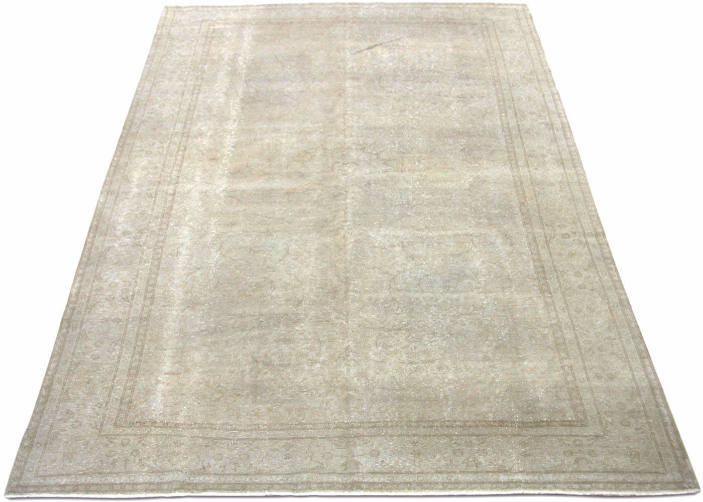 Vintage Turkish Oushak Rug - 6'5" x 9'8" - 132186