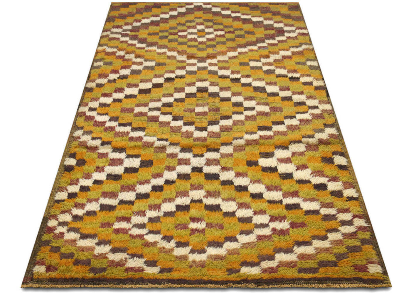 Vintage Turkish Tulu Rug - 4'6" x 8'1" - 132191