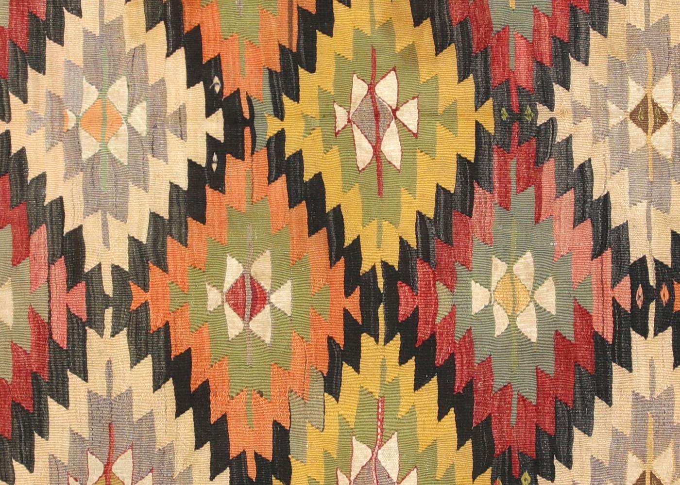Vintage Turkish Kilim - 4'10" x 9'6" - 132270
