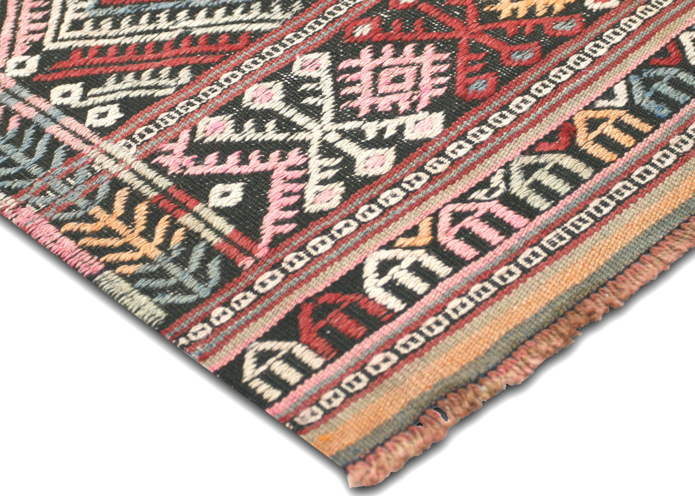 Vintage Turkish Kilim - 3'8" x 4'7" - 132301