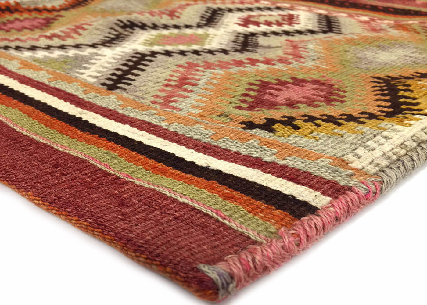 Vintage Turkish Kilim Saddle Bag - 1'6" x 3'7" - 132375
