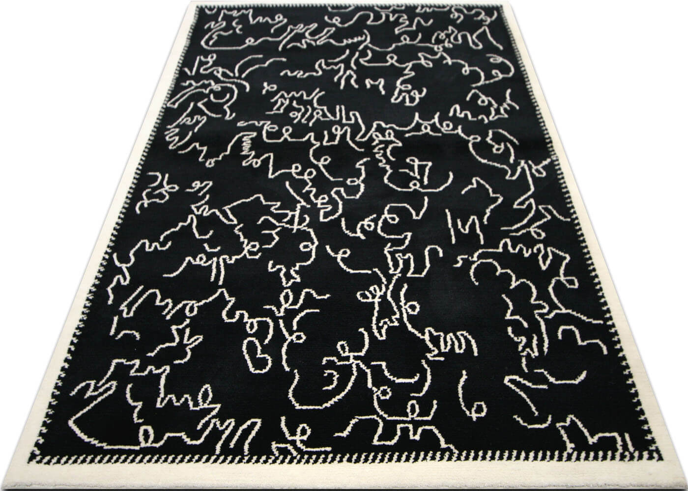 Vintage Tibetan Berber Rug - 4'3" x 6'1" - 132436
