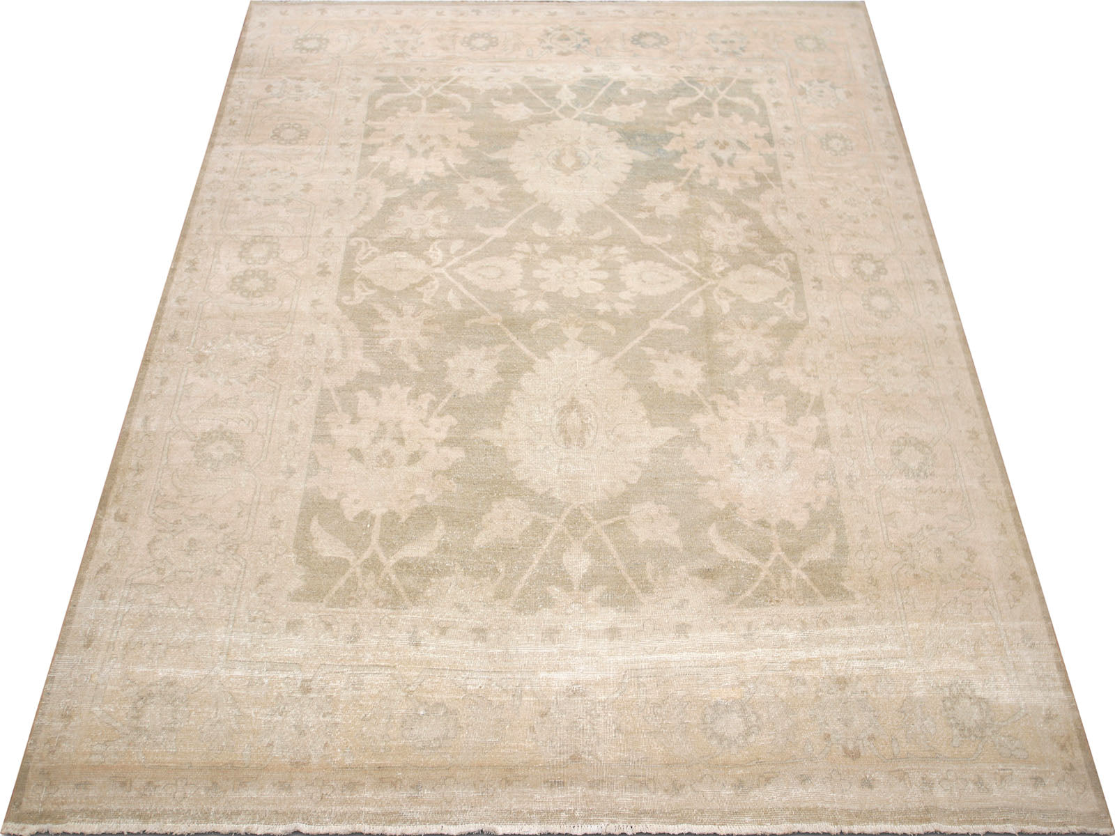 Semi Antique Persian Mahal Rug - 9' x 12'8" - 132453
