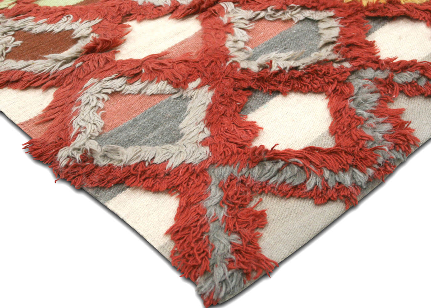 Vintage Egyptian Tulu Rug - 6'7" x 10' - 132582