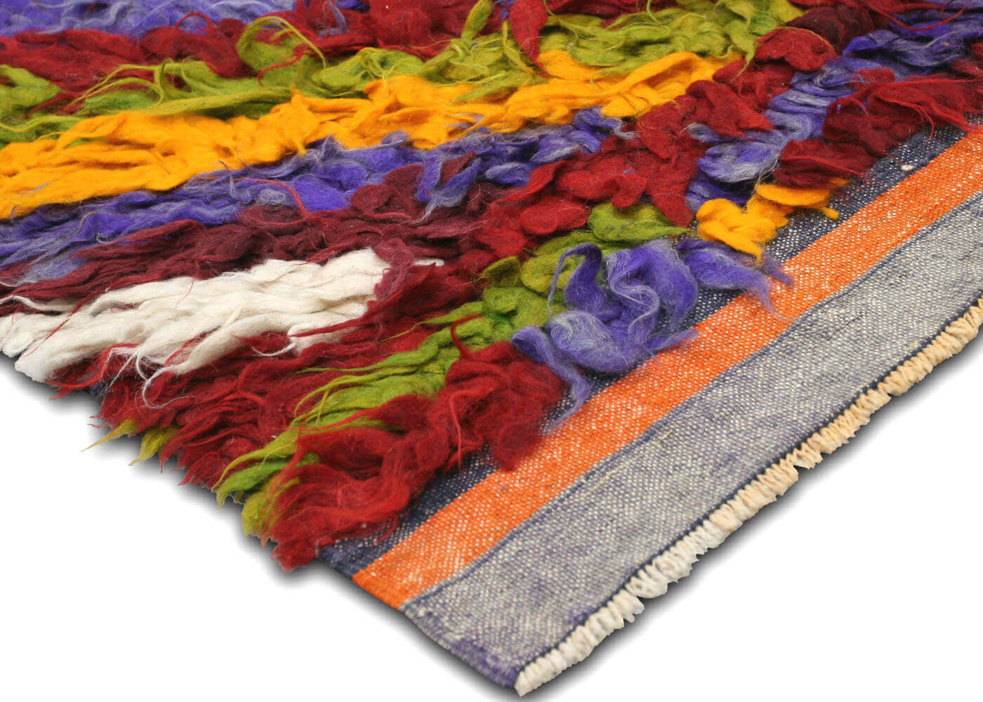 Vintage Turkish Tulu Rug - 4'5" x 5'8" - 132695
