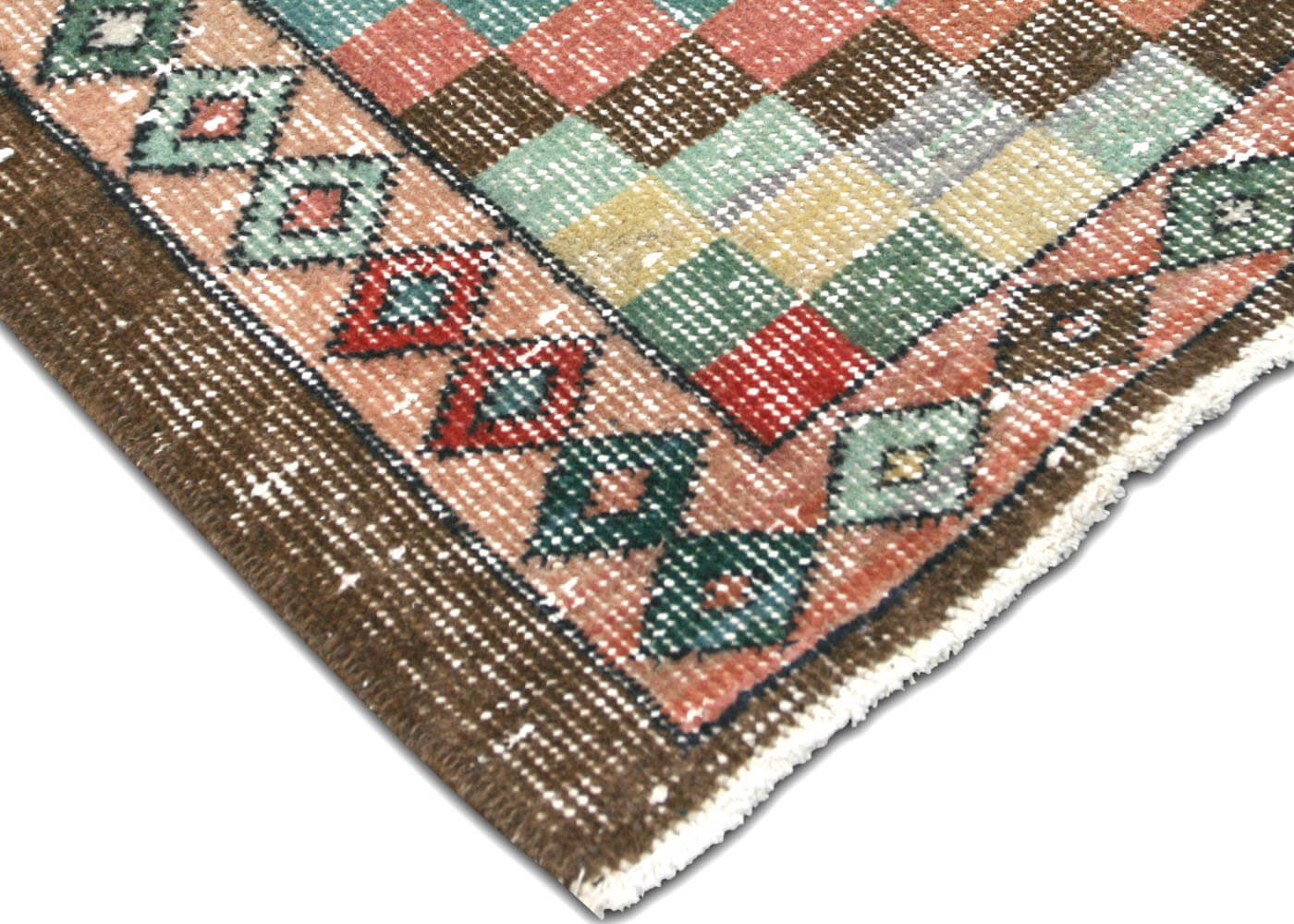 Vintage Turkish Mid-Century-Modern Rug - 5'8" x 9'4" - 132757