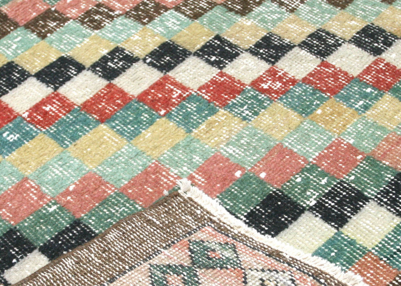 Vintage Turkish Mid-Century-Modern Rug - 5'8" x 9'4" - 132757