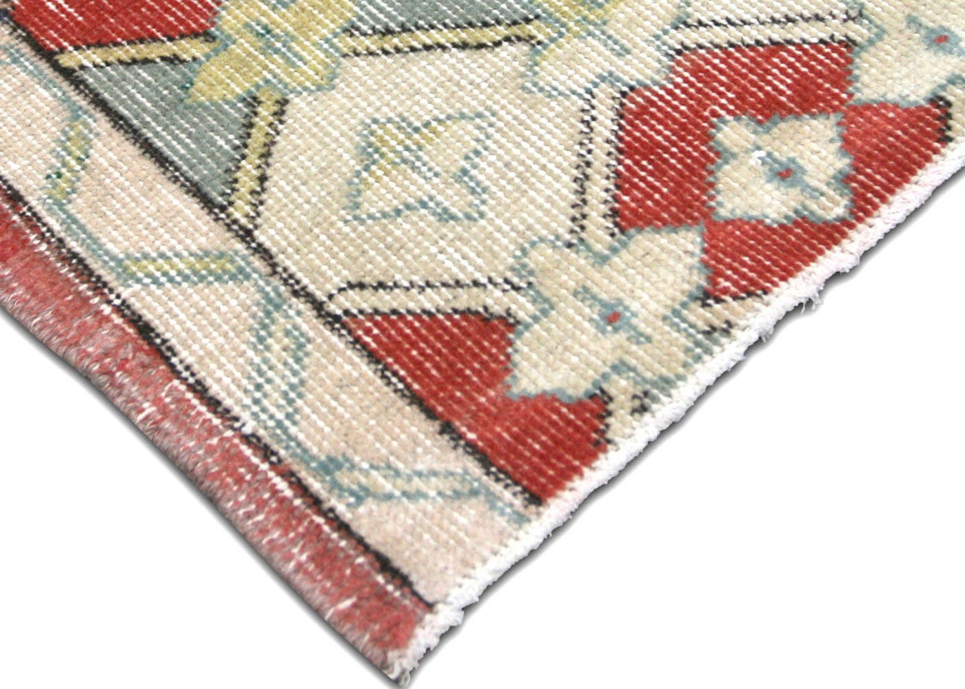 Vintage Turkish Mid-Century-Modern Rug - 5'9" x 11' - 132764