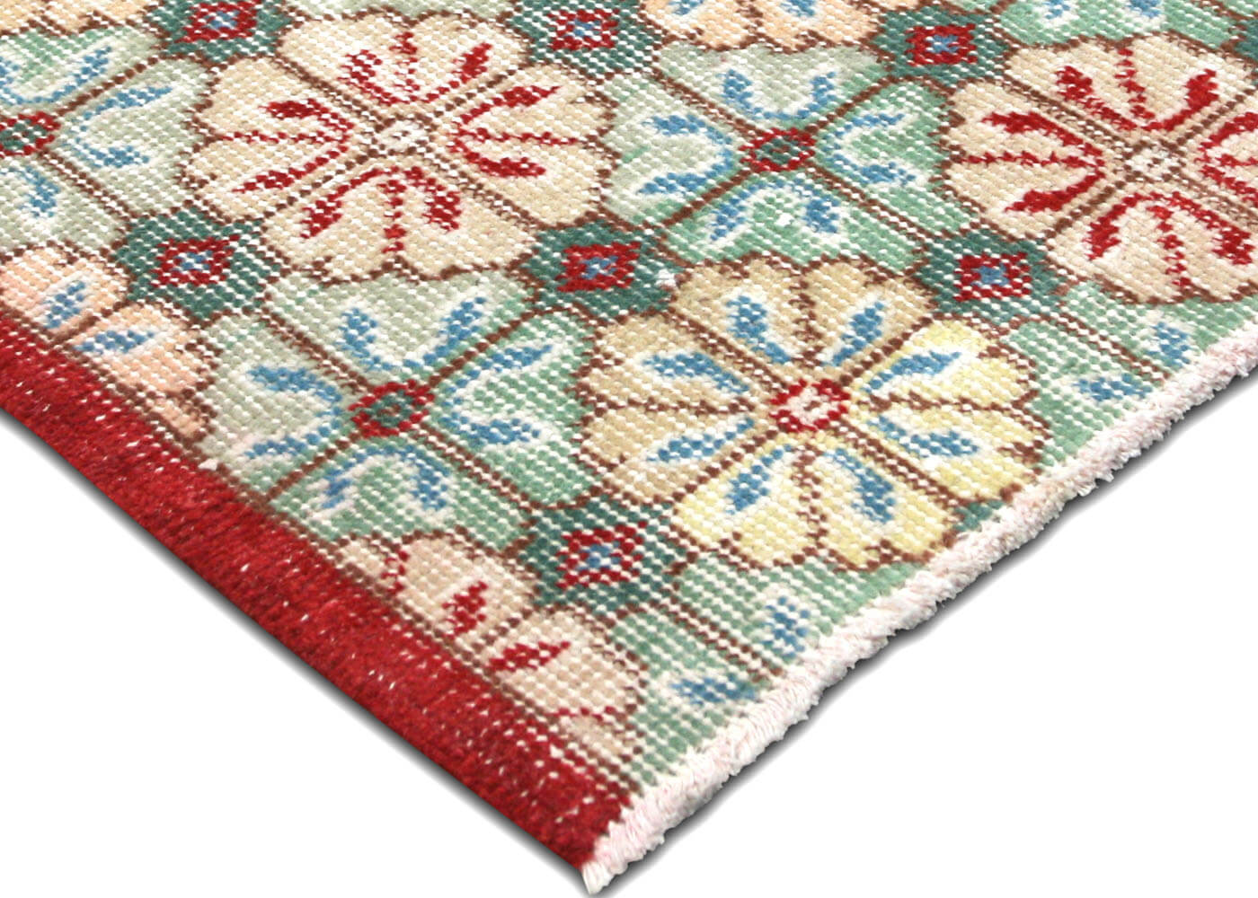 Vintage Turkish Mid-Century-Modern Rug - 4' x 7' - 132785