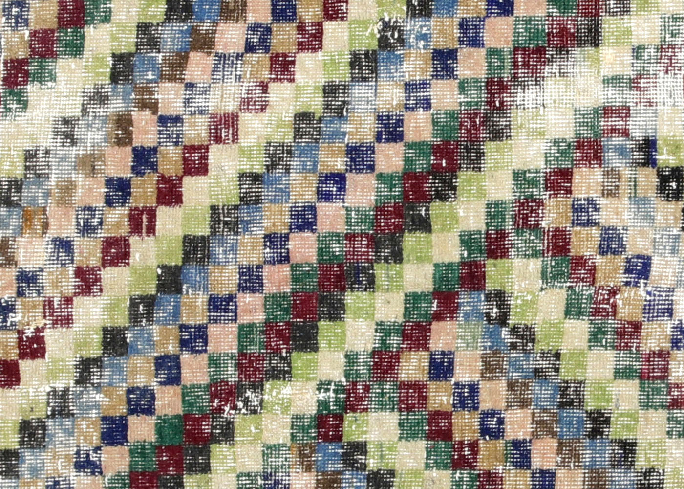 Vintage Turkish Mid-Century-Modern Rug - 6' x 6'2" - 132797