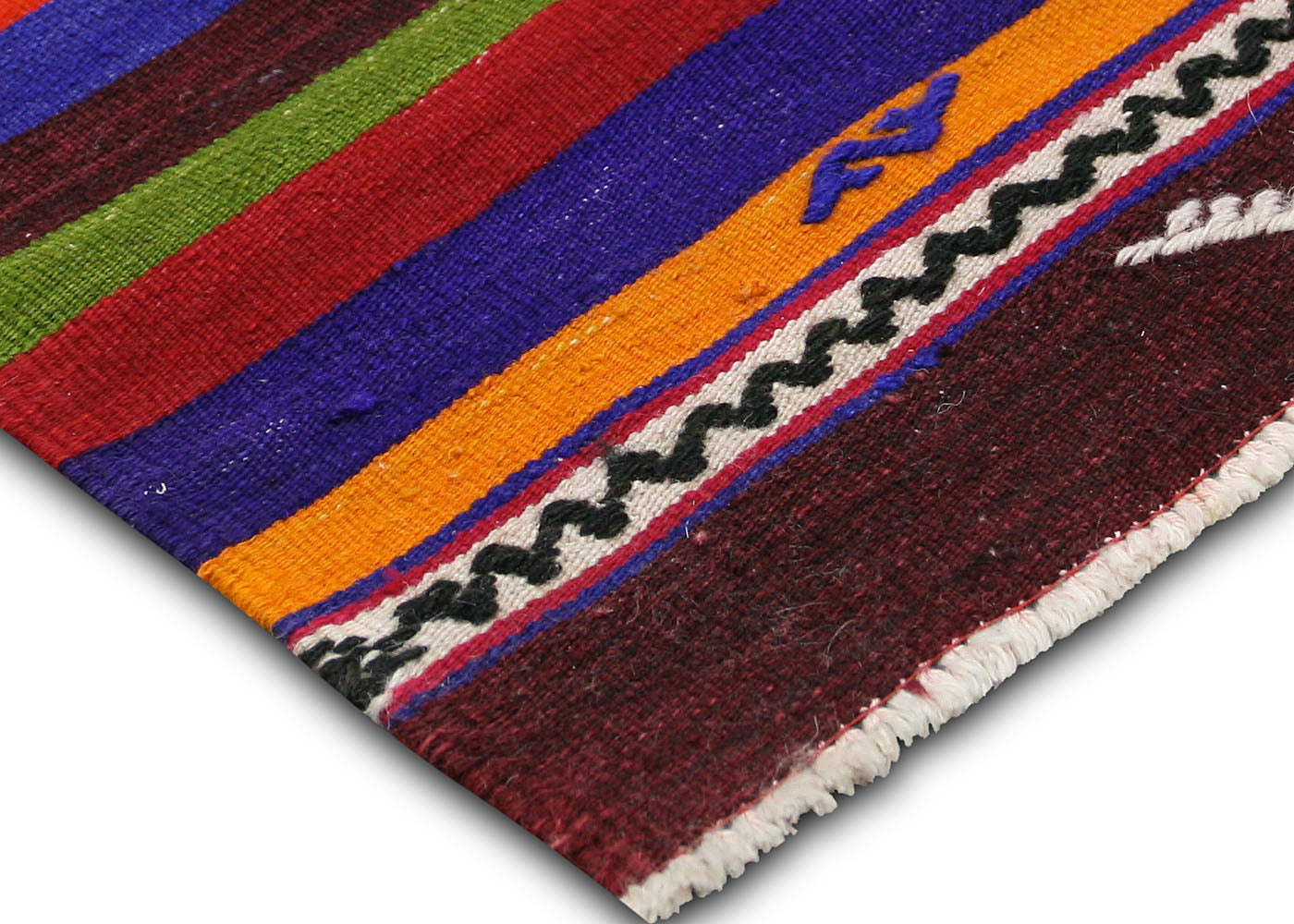 Vintage Turkish Kilim - 3'6" x 5'7" - 132976