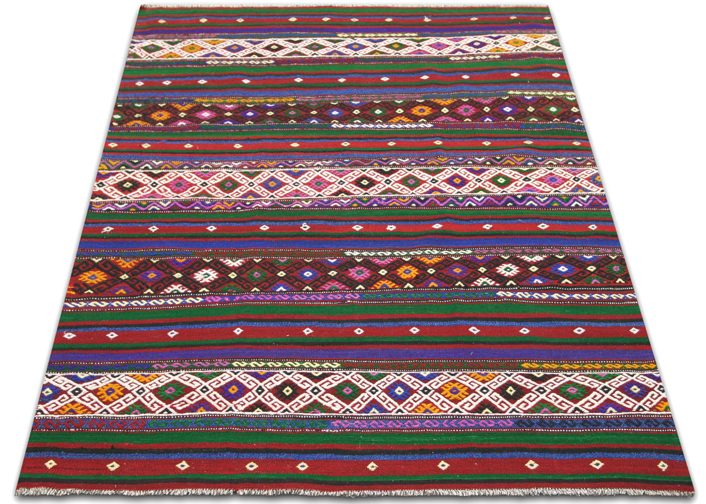 Vintage Turkish Kilim - 5'4" x 7'1" - 132990