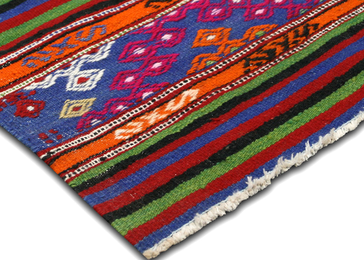 Vintage Turkish Kilim - 5'11" x 8'9" - 132991
