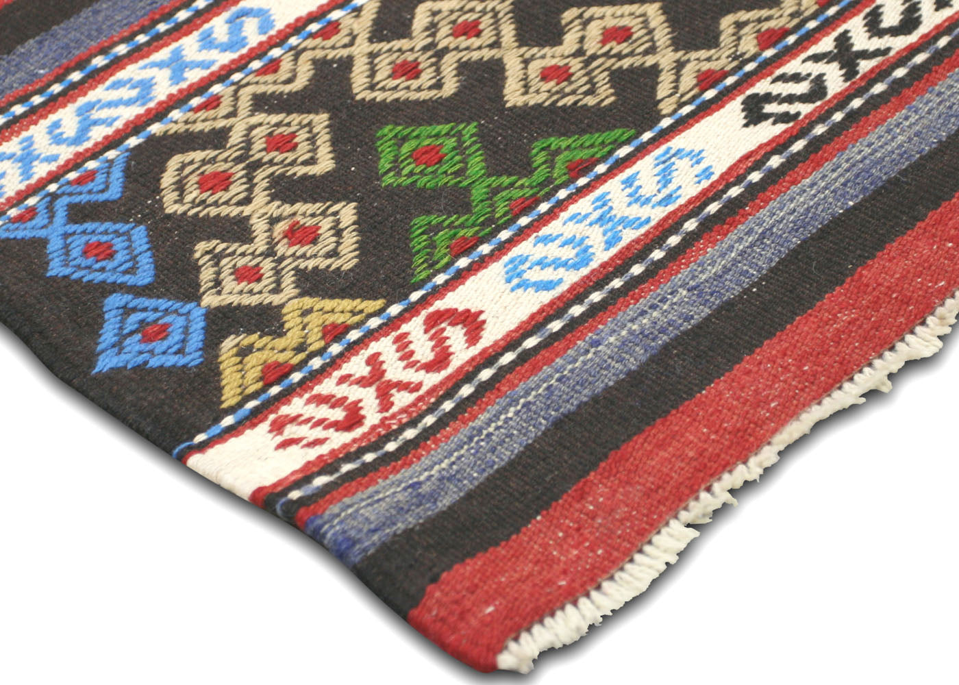 Vintage Turkish Kilim - 3'11" x 4'9" - 133006
