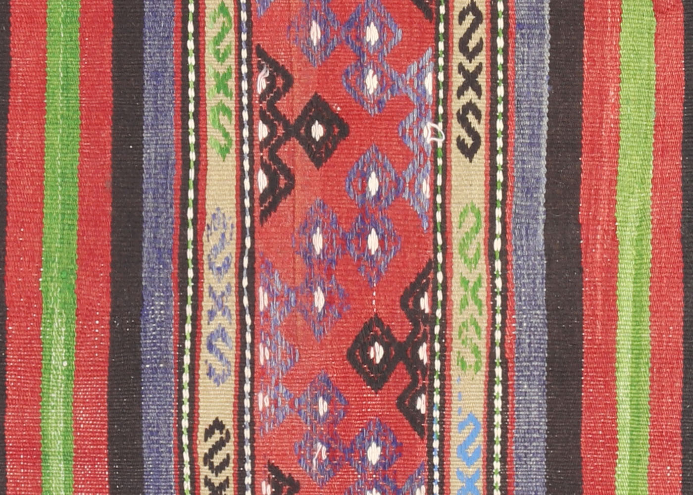 Vintage Turkish Kilim - 3'11" x 4'9" - 133006