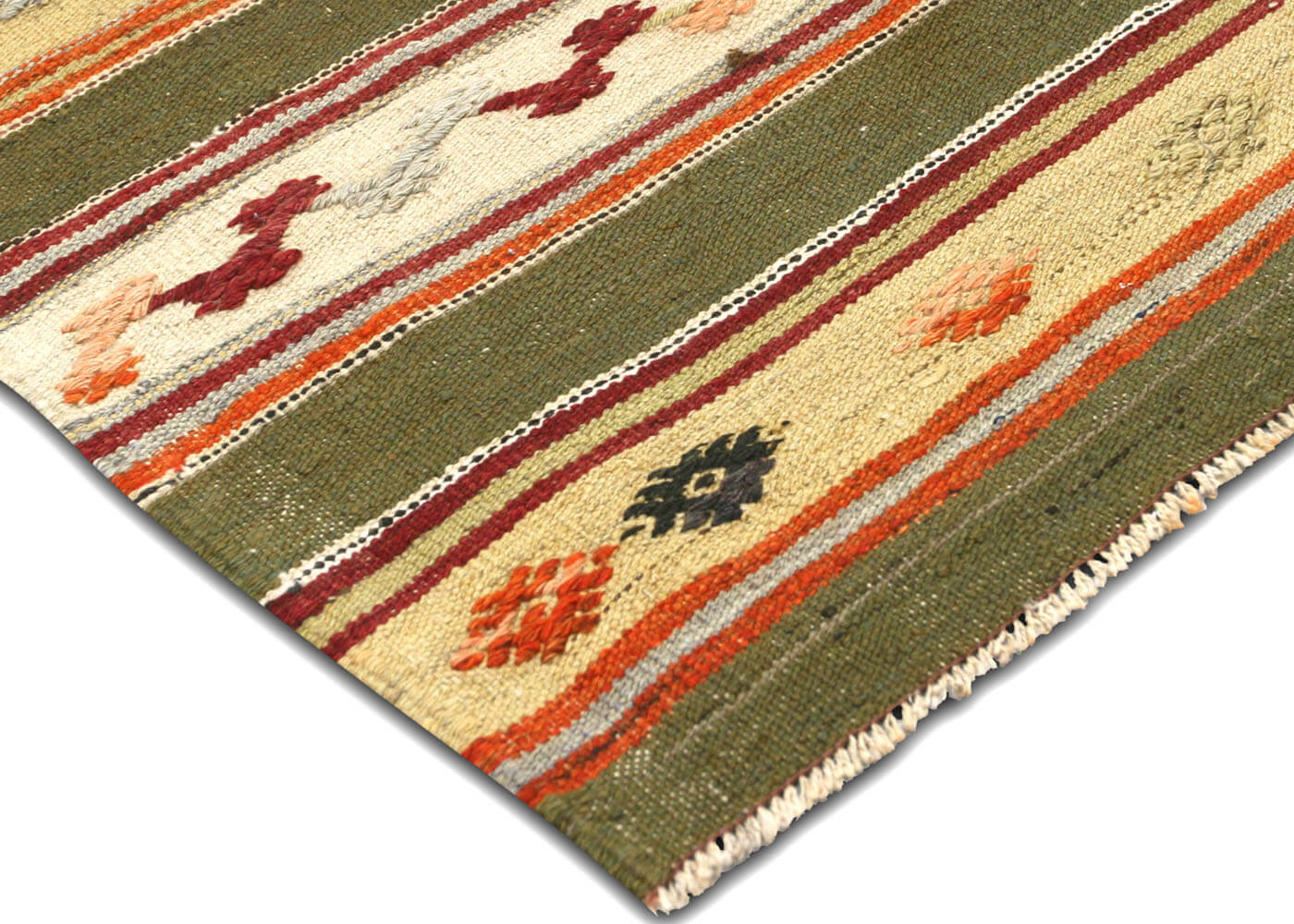 Vintage Turkish Kilim - 4'10" x 6'3" - 133010
