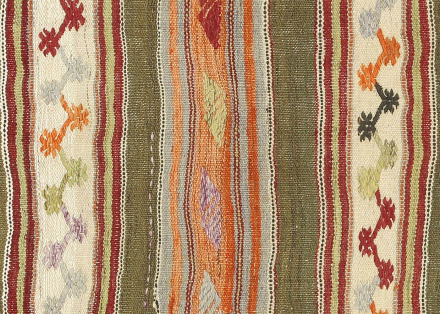 Vintage Turkish Kilim - 4'10" x 6'3" - 133010