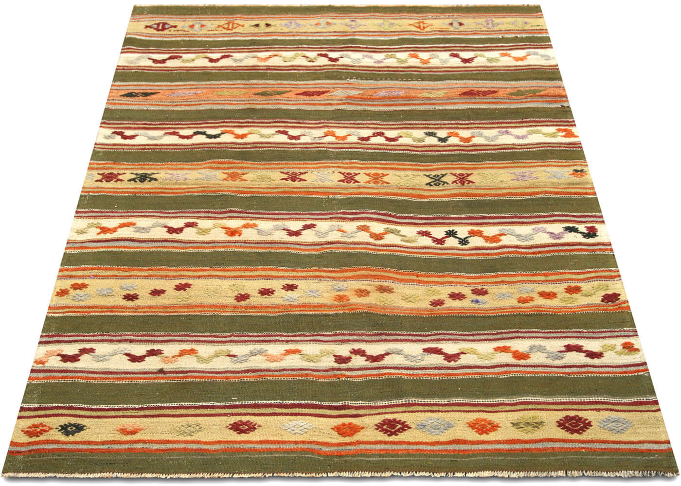 Vintage Turkish Kilim - 4'10" x 6'3" - 133010