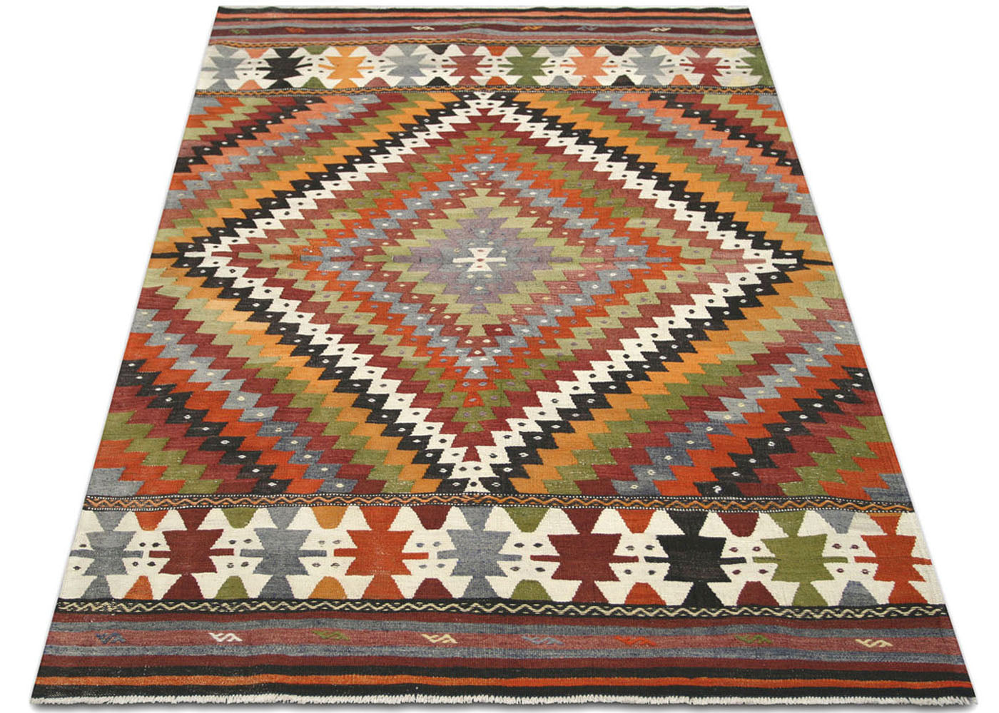 Vintage Turkish Kilim - 4'10" x 7'1" - 133013