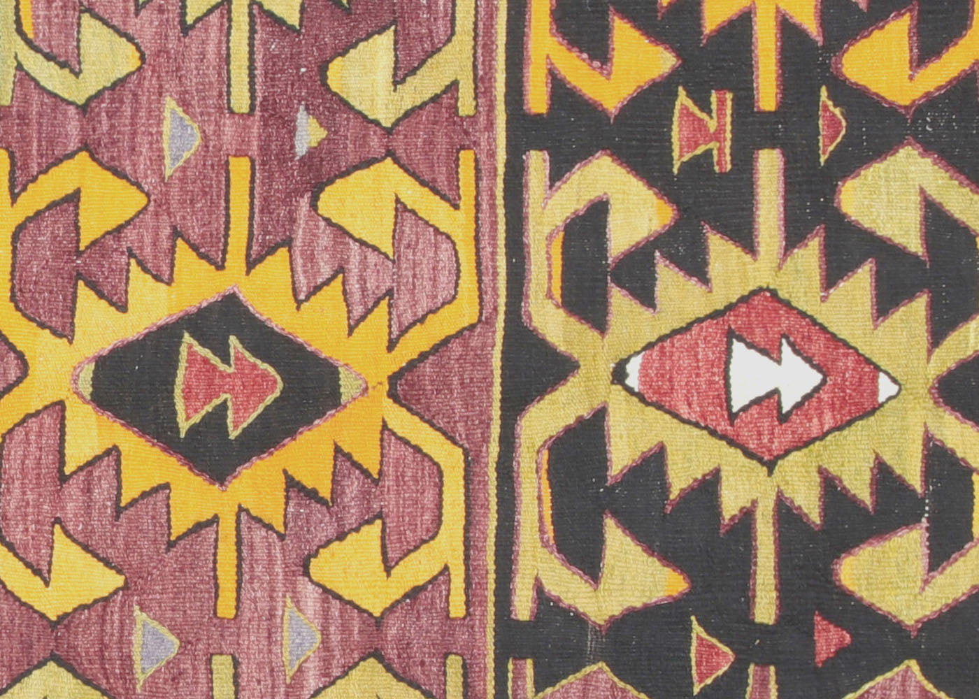 Vintage Turkish Kilim - 6'7" x 12'3" - 133015