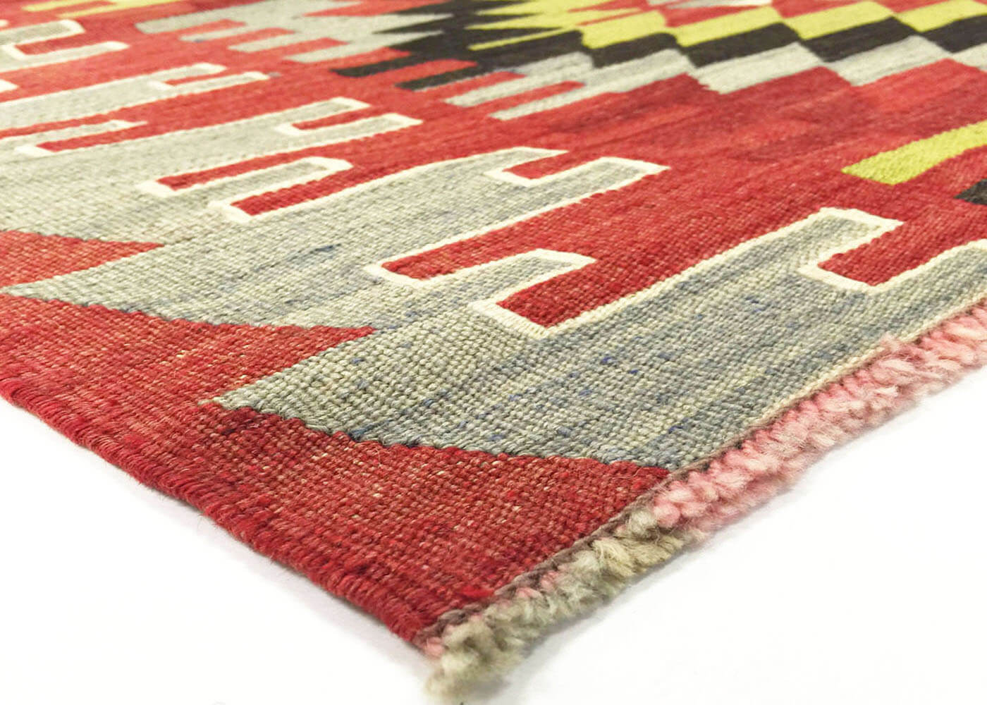 Vintage Turkish Kilim - 5'8" x 6'1" - 133022