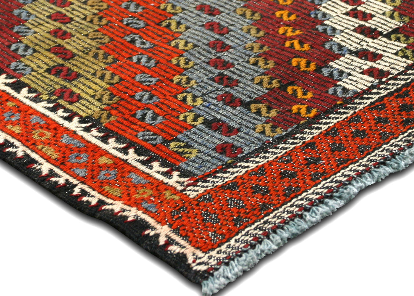 Vintage Turkish Kilim - 6'5" x 10' - 133031