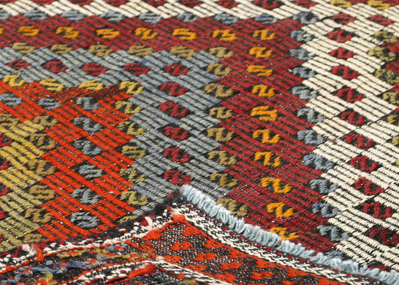 Vintage Turkish Kilim - 6'5" x 10' - 133031