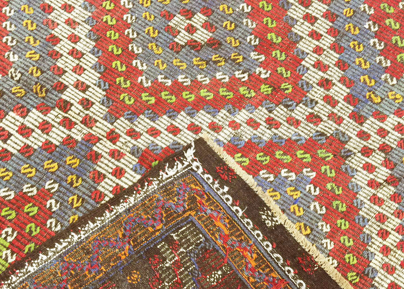 Vintage Turkish Kilim - 6' x 9'11" - 133040