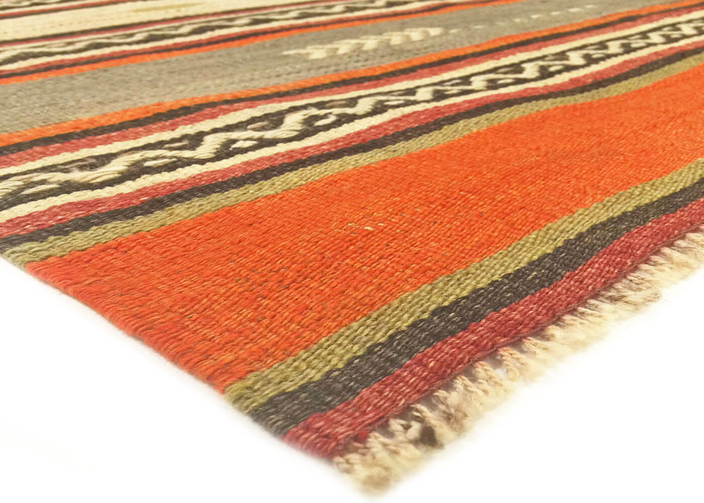 Vintage Turkish Kilim - 5'6" x 6'3" - 133066