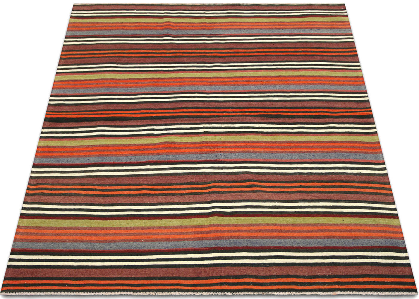 Vintage Turkish Kilim - 5'1" x 6'6" - 133067