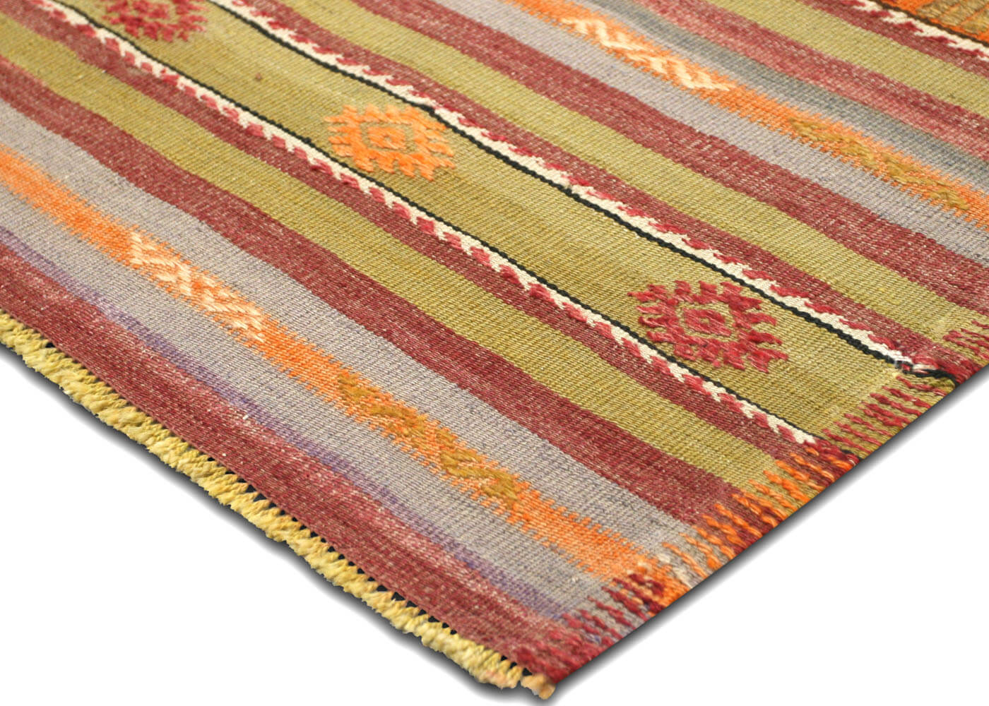 Vintage Turkish Kilim - 3'8" x 5'2" - 133078
