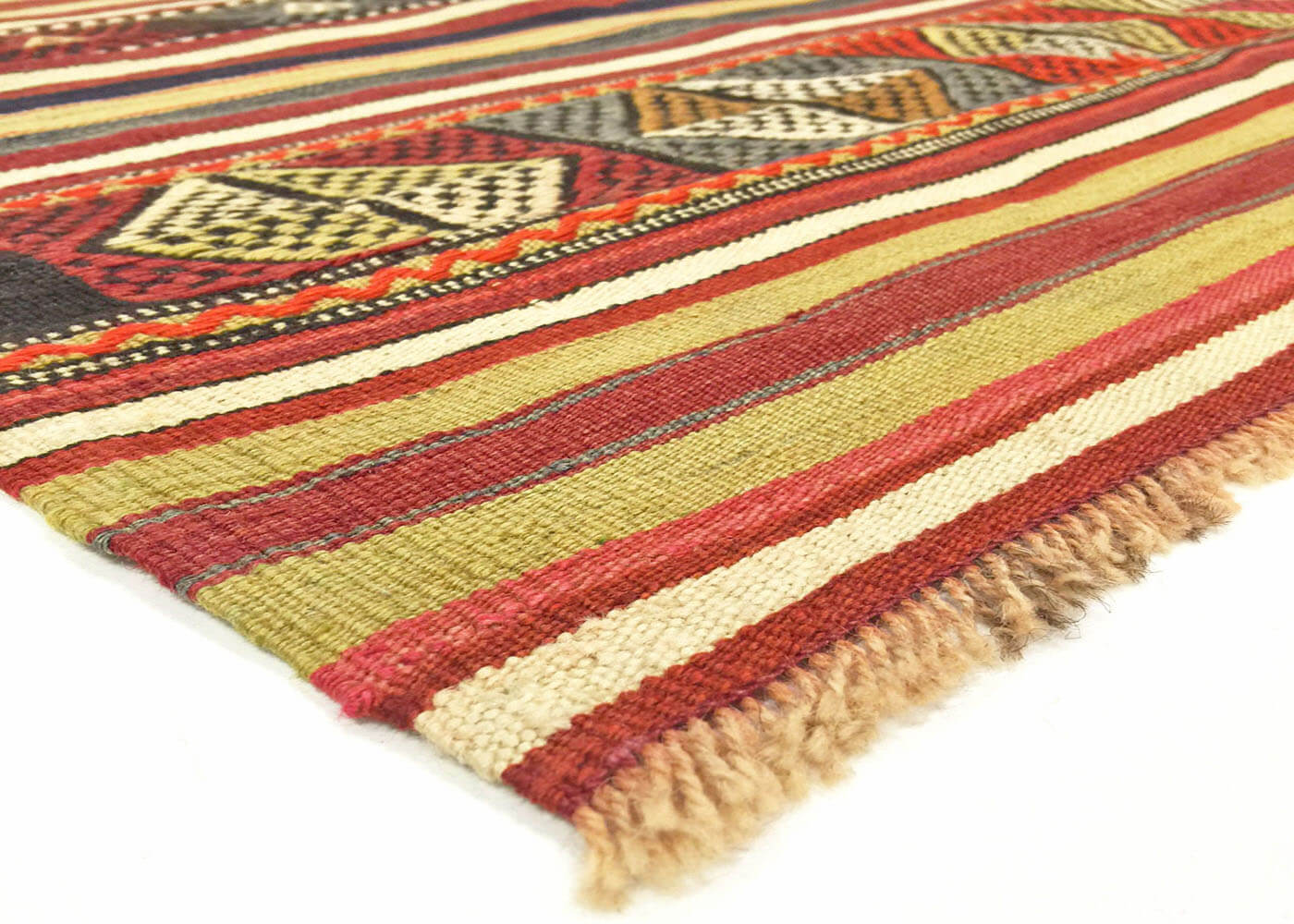 Vintage Turkish Kilim - 5'7" x 6'6" - 133088