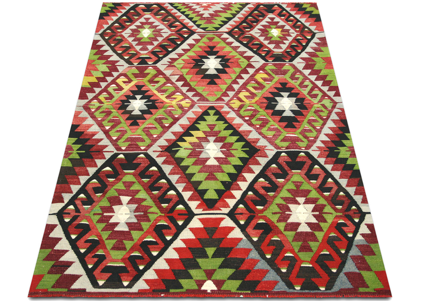 Vintage Turkish Kilim - 4'9" x 7'6" - 133097