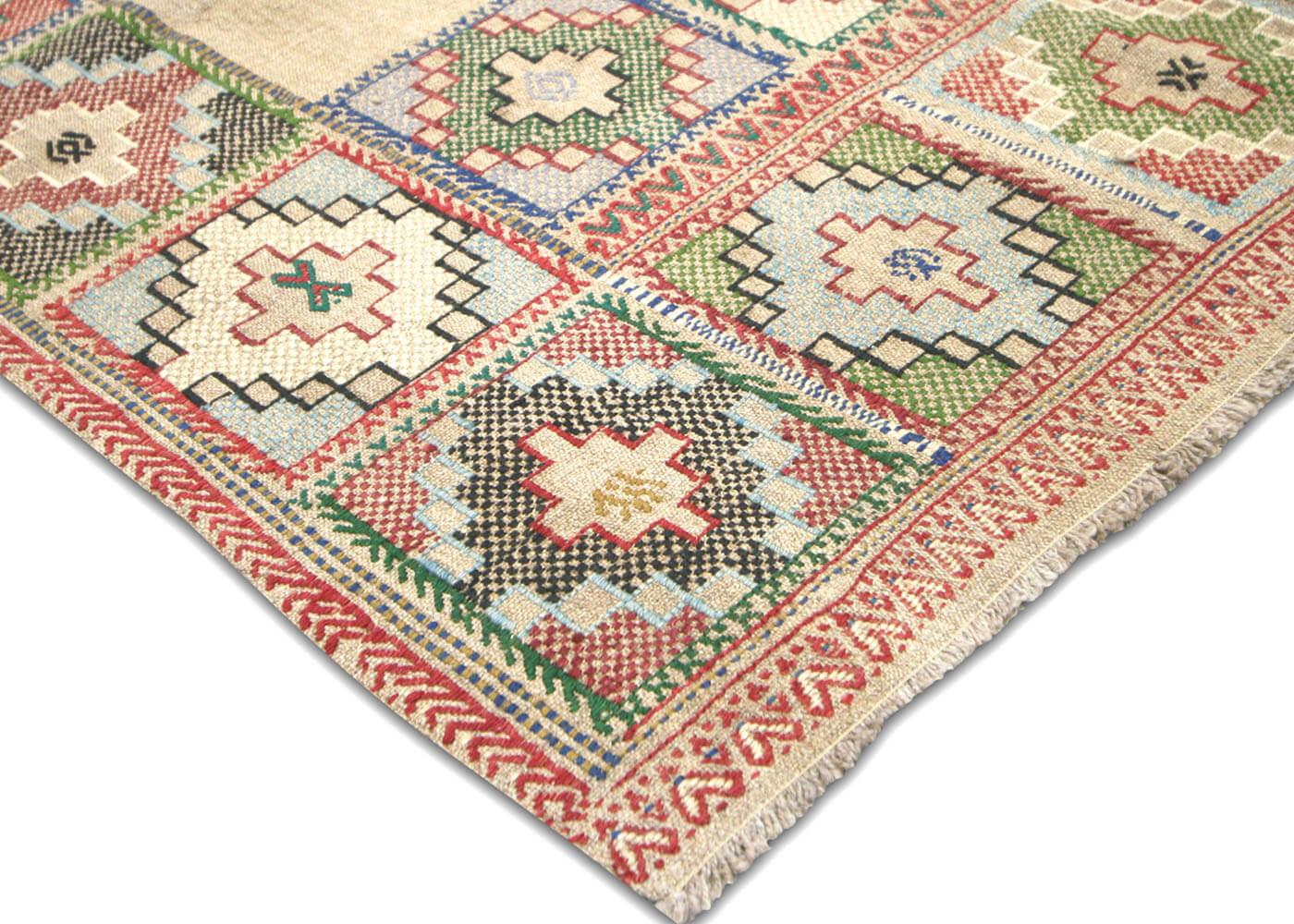 Vintage Turkish Kilim - 4' x 4'10" - 133109