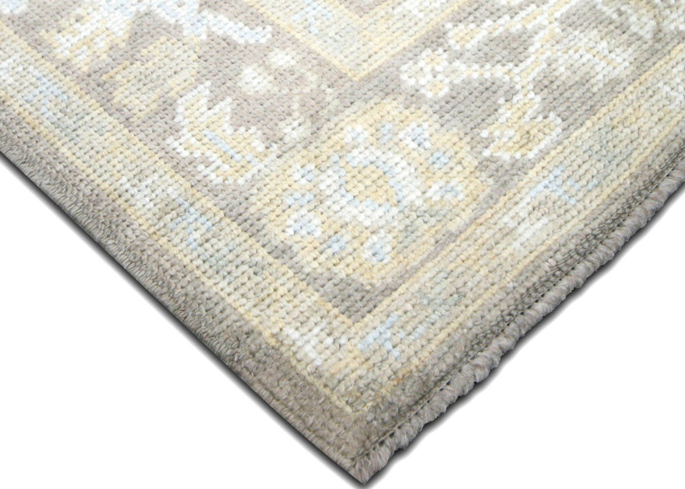 Vintage Turkish Oushak Rug - 4'1" x 5'4" - 133135