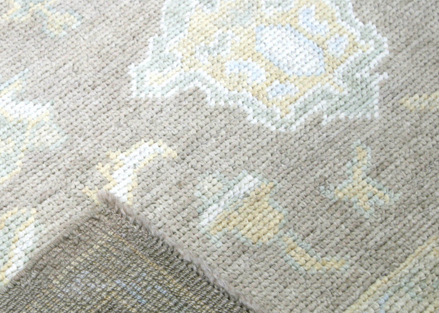 Vintage Turkish Oushak Rug - 4'1" x 5'4" - 133135